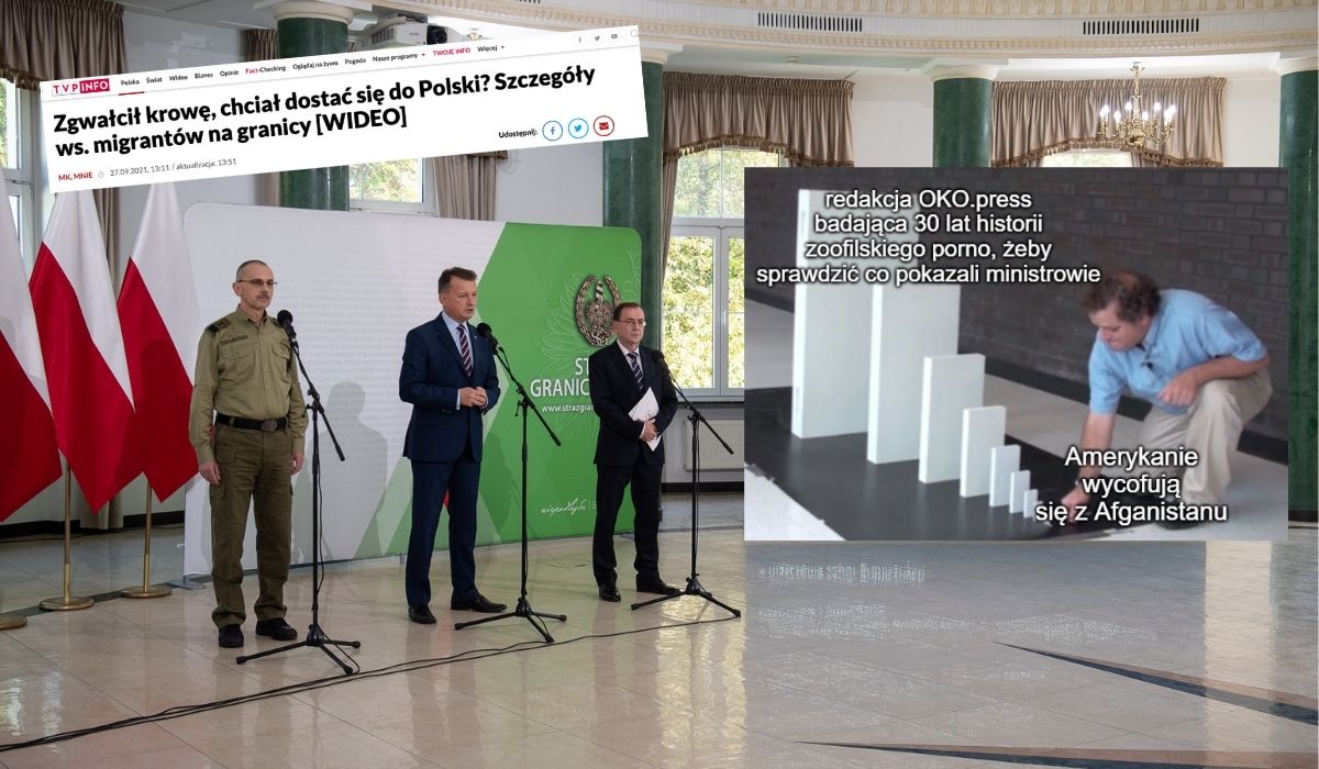 Redakcja OKO.press sprawdziła i foto chłopa męczącego zwierzę na prezentacji ministrów to stare nagranie
