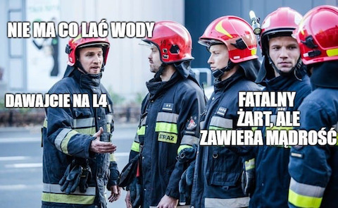 "Czerwonka" w Państwowej Straży Pożarnej. Strażacy też przechodzą na L4