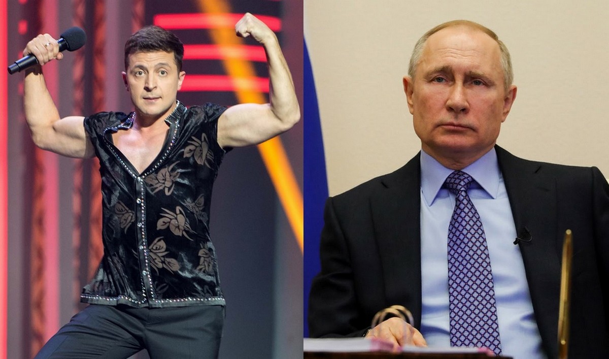 Prezydent Putin, były agent KGB wyraził chęć spotkania z prezydentem Ukrainy, byłym komikiem