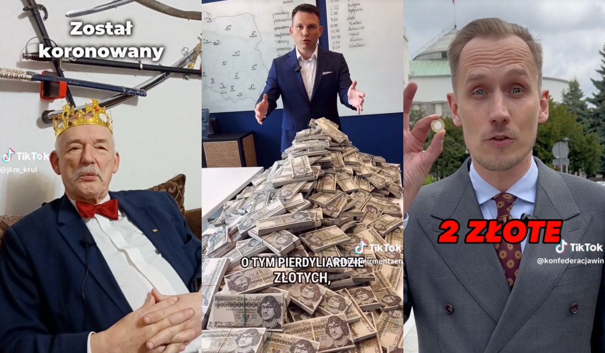 Konfederacja z kolejnymi sukcesami na TikToku, wygrywa ze wszystkimi innymi partiami