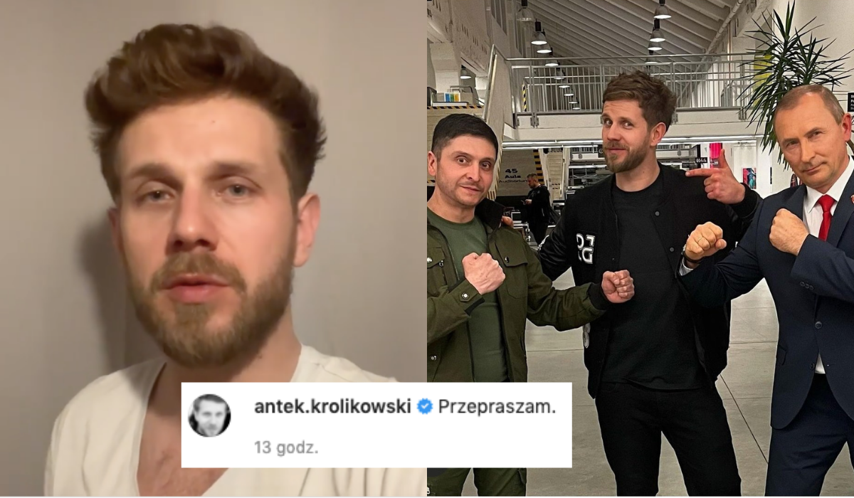 Królikowski wycofał się "na Najmana", pokręcił, niby przeprosił, a na koniec oświadczył, że znika z internetu