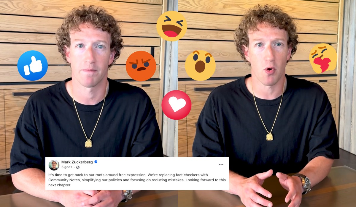 Zuckerberg wygłosił orędzie do użytkowników Facebooka: znikają weryfikatorzy, pojawią się notatki społeczności, takie jak na Twitterze