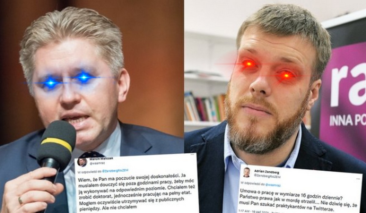 Zandberg pokłócił się z Matczakiem (tym starszym) o pracę po 16 godzin na dobę