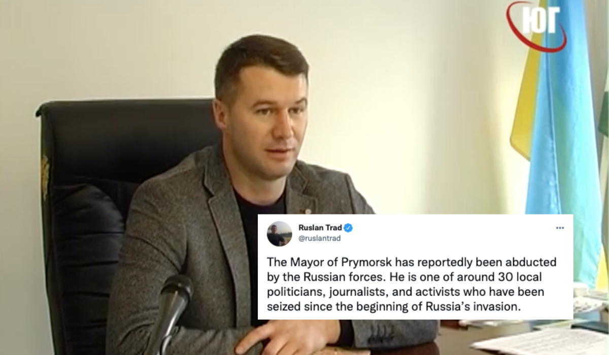 Mer Prymorska oddał się w ręce Rosjan w zamian za uwolnienie swojego ojca