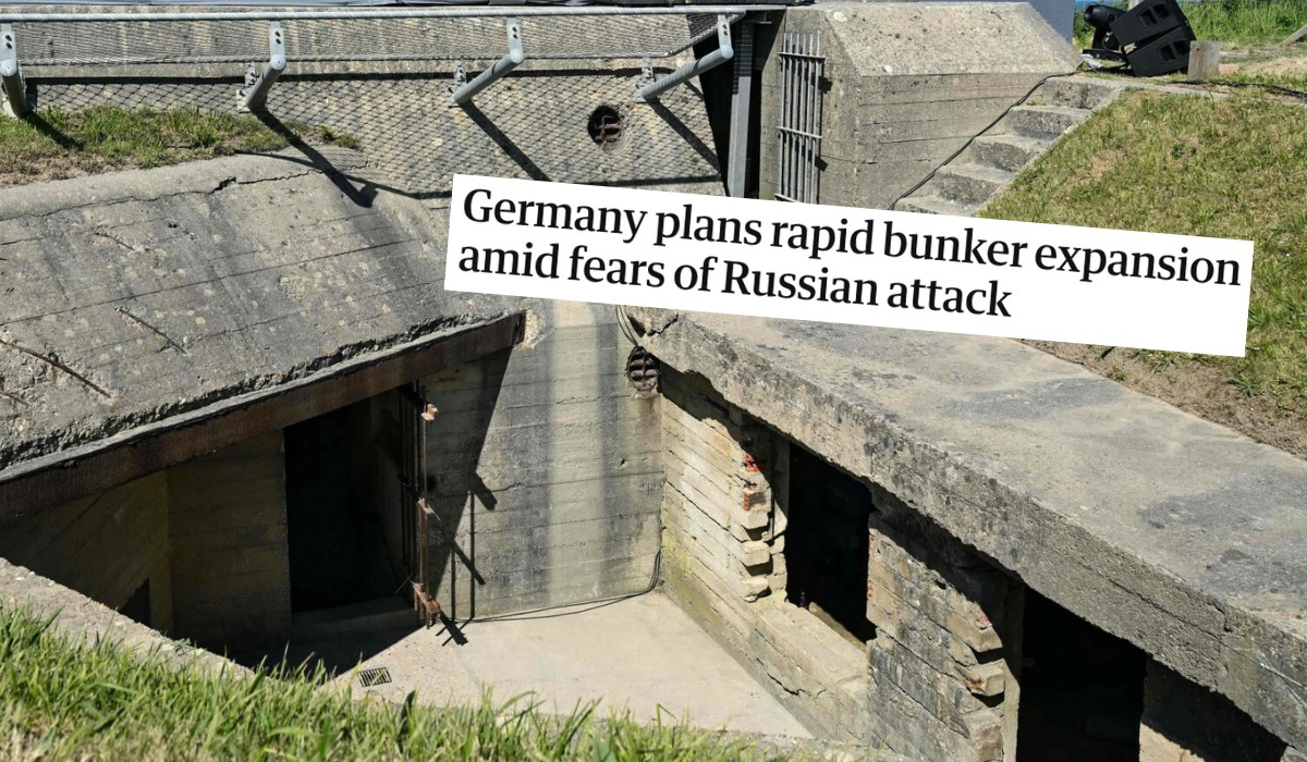Niemcy w obawie przed Rosją biorą się za odnawianie bunkrów, tak na wszelki wypadek