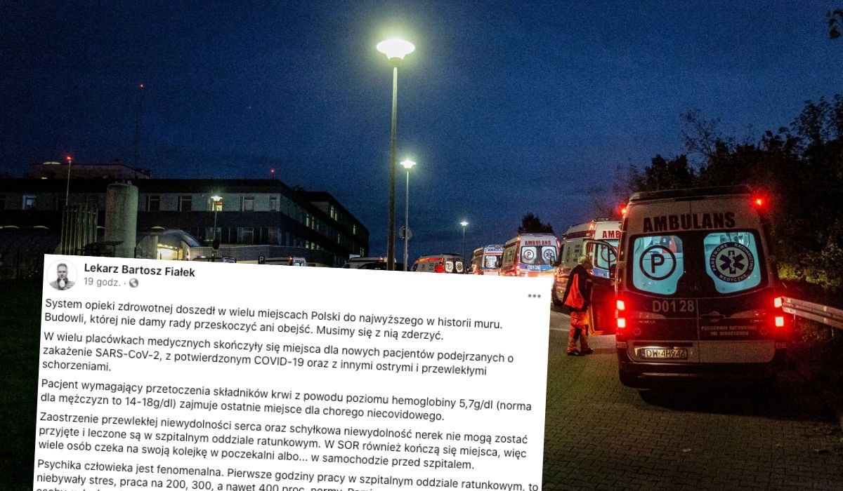 Lekarz opowiada o pracy na SOR: permanentne przeciążenie, jak po wydarzeniu masowym, np. wykolejeniu pociągu