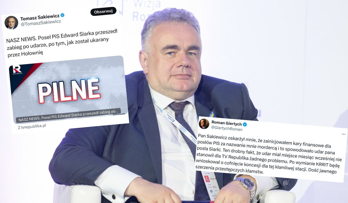 Poseł Siarka dementuje doniesienia TV Republiki o tym, że dostał udaru po otrzymaniu kary od Hołowni