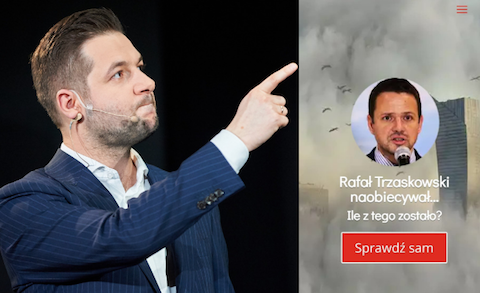 Jaki uruchomił stronę Trzaskowskiwatch.com