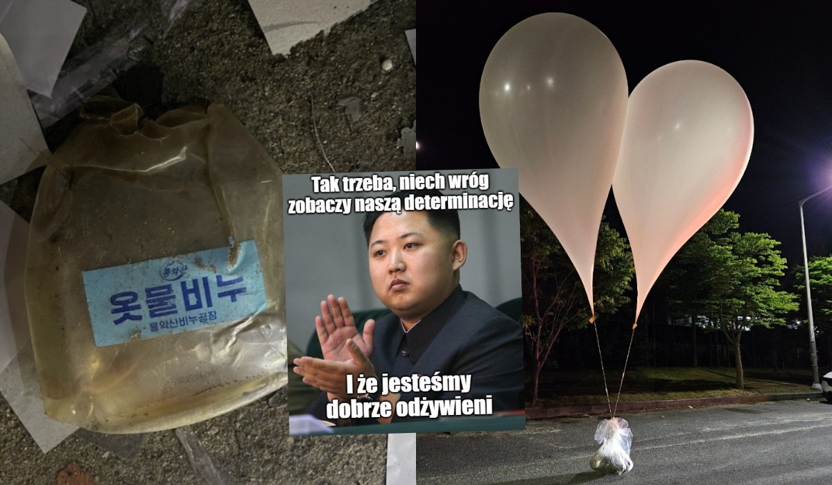 Korea Południowa ostrzega przed balonami z kupą, które nadlatują z Korei Północnej
