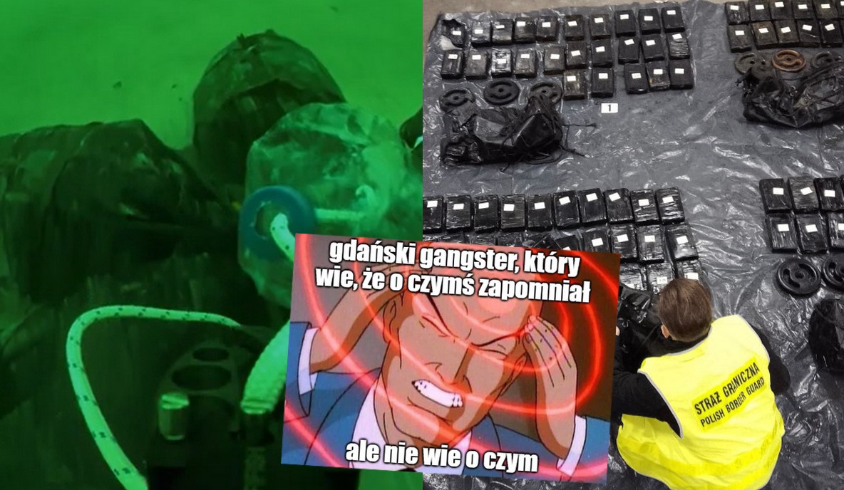Straż Graniczna wydobyła z dna Zatoki Gdańskiej 100 kg kokainy, która komuś się tam zawieruszyła
