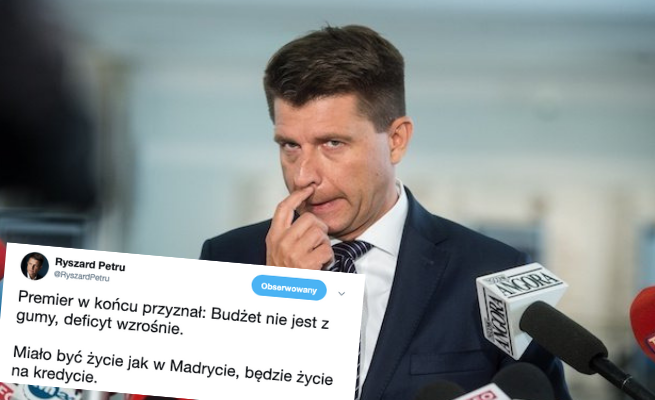 Petru: miało być jak w Madrycie, będzie życie na kredycie