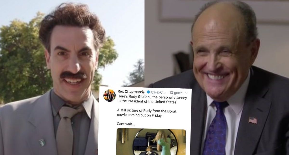 Borat ze swoją córką wkręcili Giulianiego tak, że najpewniej zakończyli jego karierę