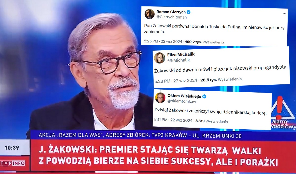 TVP ocenzurowało wypowiedź krytykującą działania Tuska