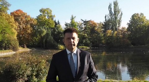 Ryszard Petru udziela poparcia kandydatom .Nowoczesnej