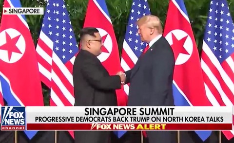 Historyczne spotkanie: Donald Trump i Kim Dzong Un w Singapurze:trump: