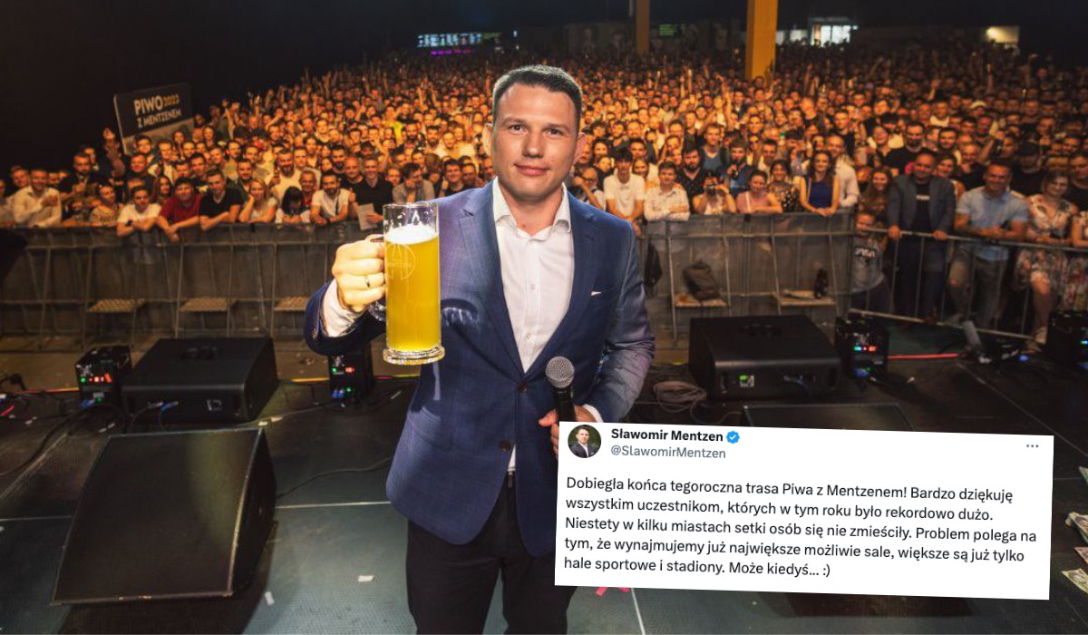 Mentzen chce powtórzyć sukces spotkań piwnych i zapowiada następne na jesieni, przed wyborami