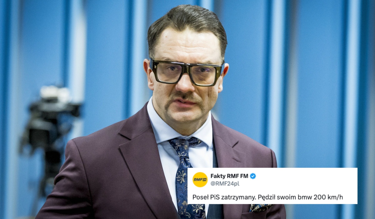 Poseł Mejza został zatrzymany przez policję, gdy jechał autem 200 km/h