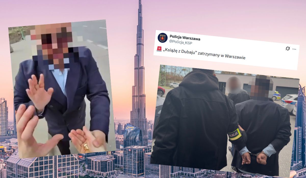 Policja zatrzymała "księcia z Dubaju", który udawał bogatego, żeby oszukiwać i okradać kierowców