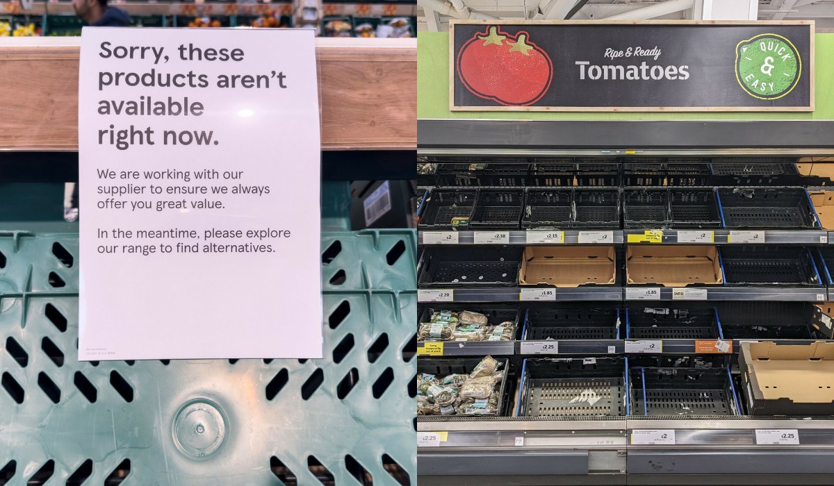Wielka Brytania: miejscami doszło do ograniczeń na zakup jedzenia, są limity np. na ogórki i pomidory