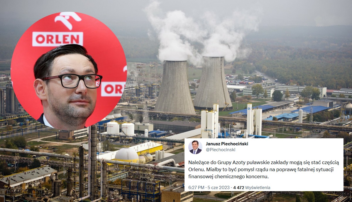 Orlen chce powiększyć swoje imperium i kupić największą fabrykę nawozów w Polsce