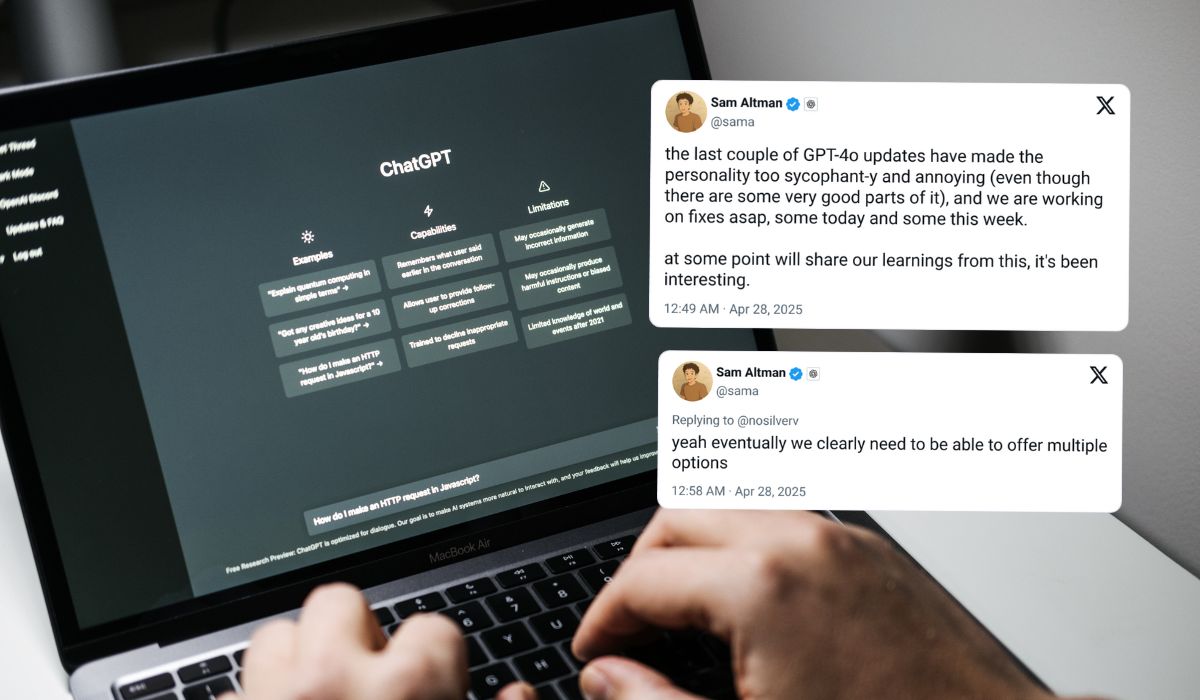 Twórcy ChatGPT postarają się zmienić jego nachalną uprzejmość, bo teraz mówi jak influencer z LinkedIn