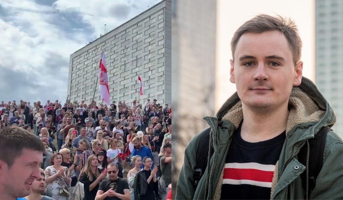 Białoruś wystawiła list gończy za 22-letnim blogerem, twórcą kanału Nexta 