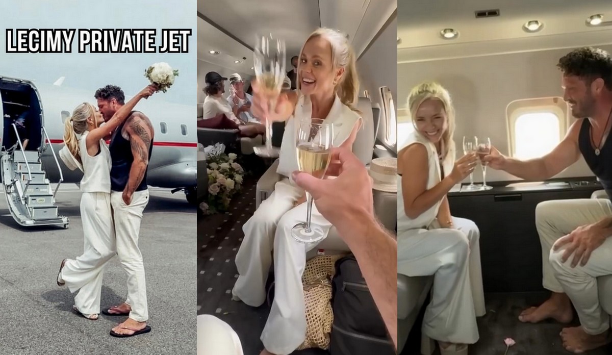 Celebrytka tłumaczy się z lotu prywatnym odrzutowcem: "postanowiłam nagrodzić siebie"