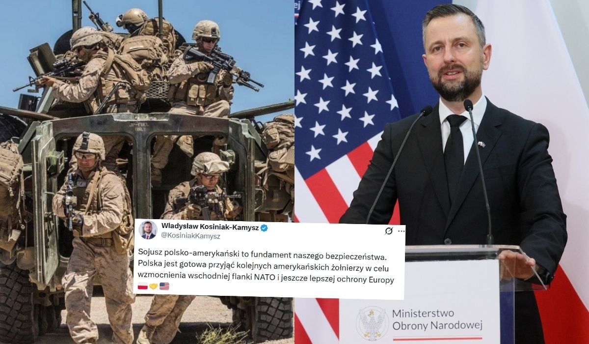 Minister Obrony Narodowej zgodnie z Nawrockim: chętnie przyjmiemy więcej żołnierzy USA
