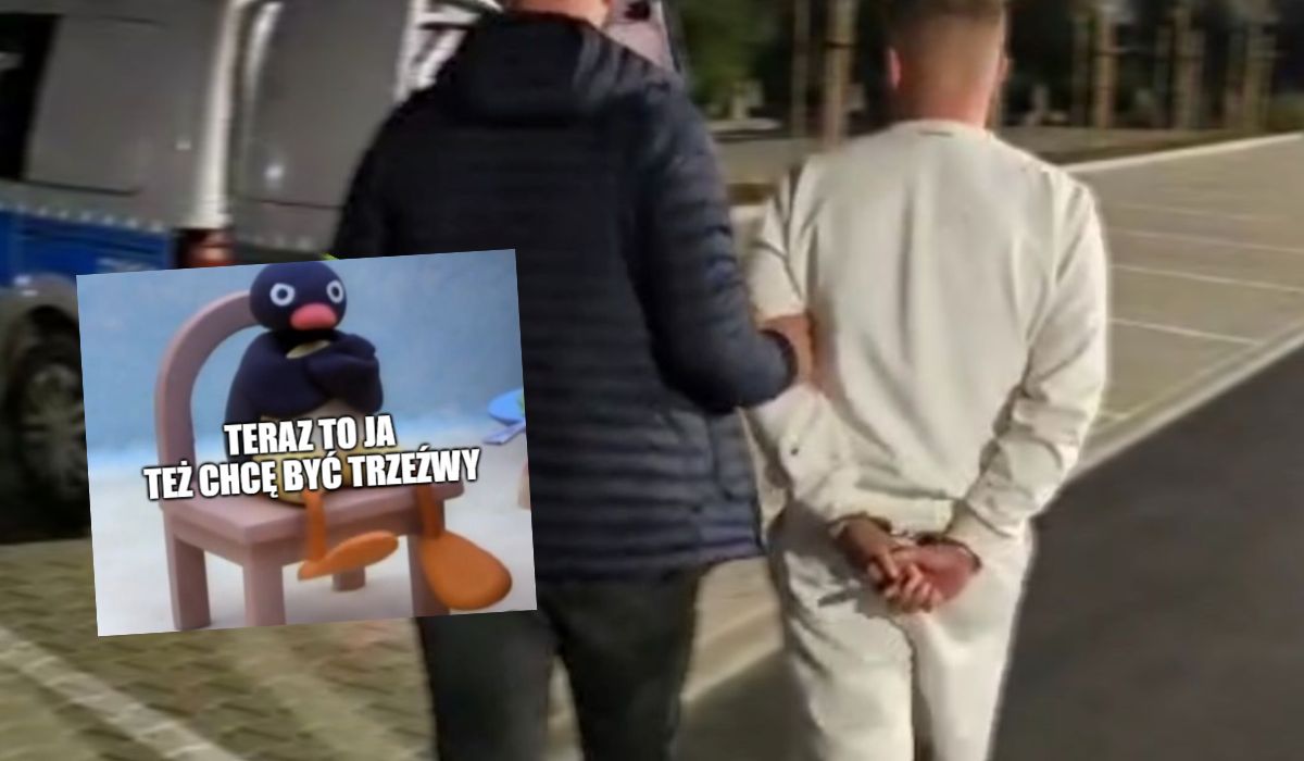 Konstantynów Łódzki: diler pokłócił się z mamą, wyjechał po pijaku i potrącił policjanta, który chciał go zatrzymać