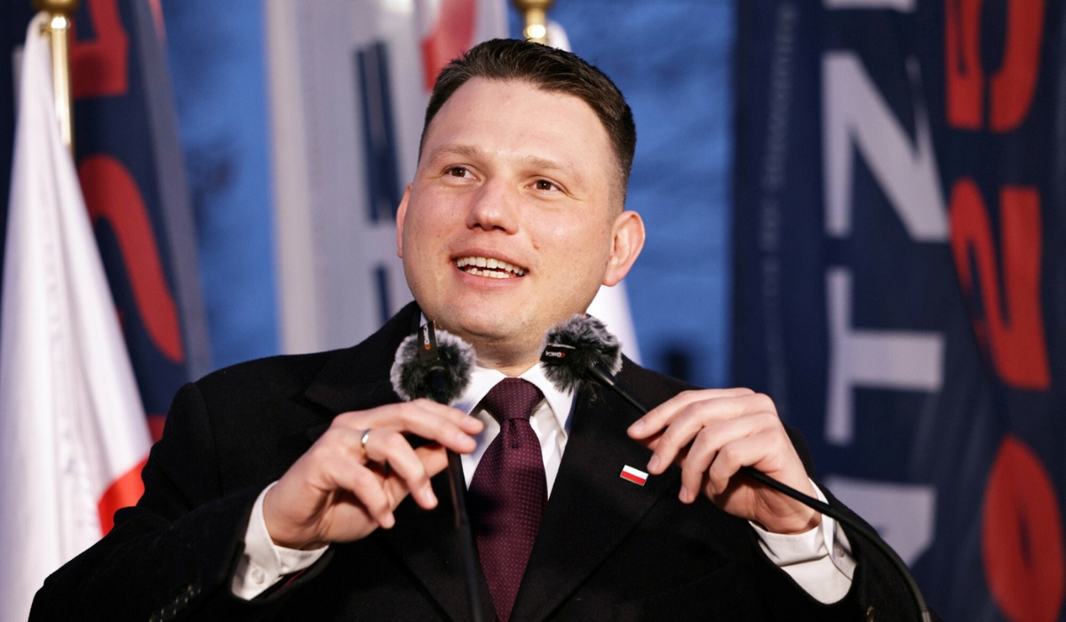 Sondaż: Mentzen ze wzrostem poparcia, może dogonić Nawrockiego i zbliżyć się do drugiej tury