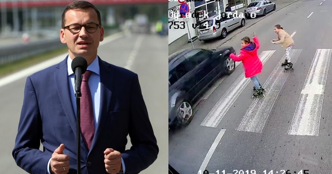 ﻿Morawiecki: wprowadzimy pierwszeństwo pieszego przed wejściem na pasy