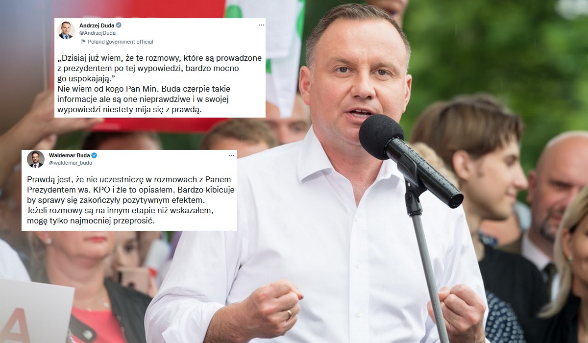 Po zrobieniu psikusa ministrowi Czarnkowi prezydent krytykuje ministra infrastruktury, że gada bzdury