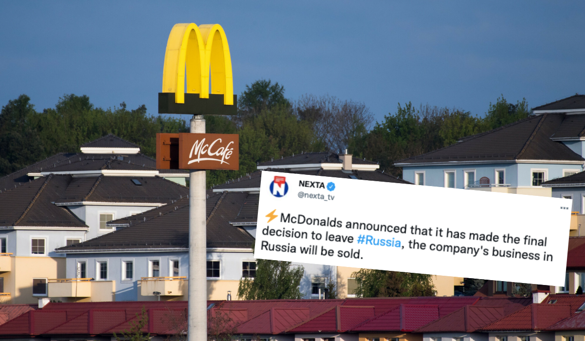 McDonald's po wstrzymaniu działalności w Rosji jednak całkowicie się z niej wycofuje i sprzedaje swój biznes