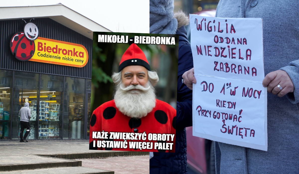 Związkowcy Biedronki alarmują o trudnych warunkach pracy przed świętami: 20 km pieszo po sklepie, dyżury do 1 w nocy 