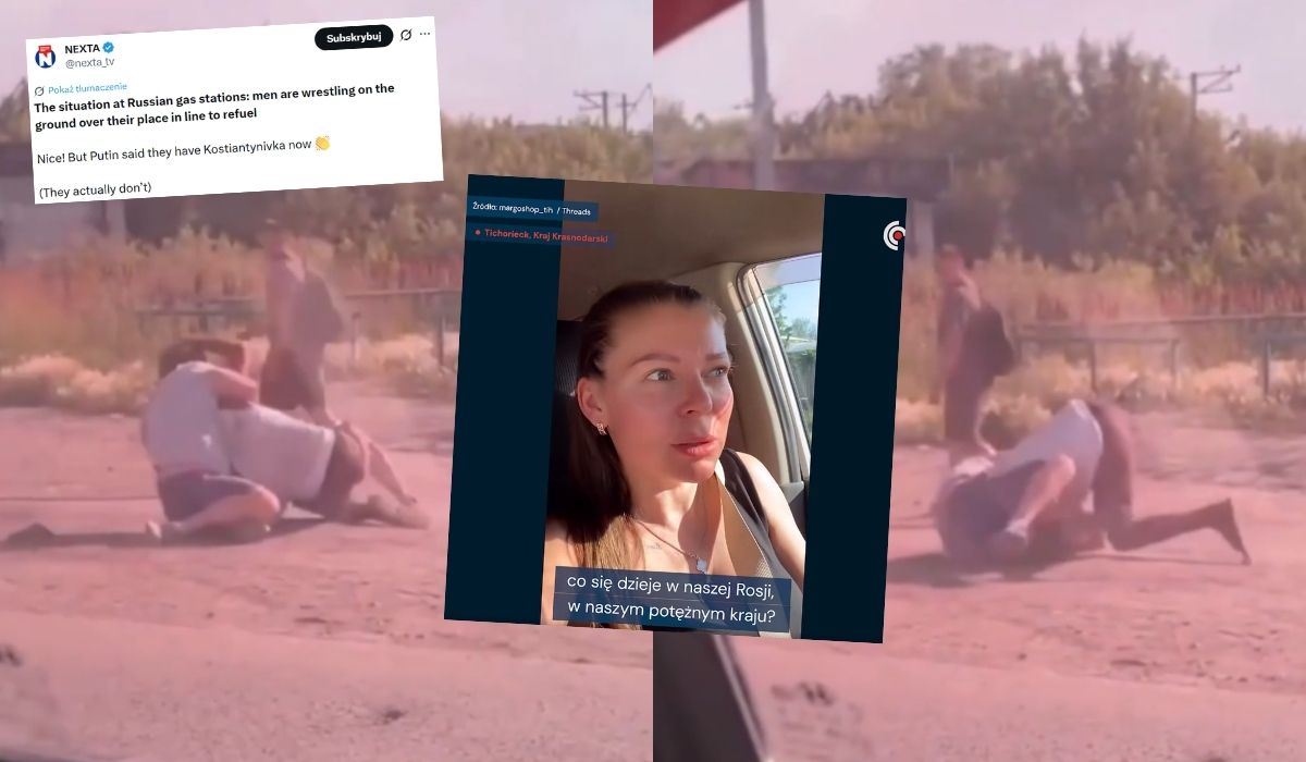 Rosja: dwóch mężczyzn w kryzysie paliwowym pobiło się w kolejce na stacji benzynowej