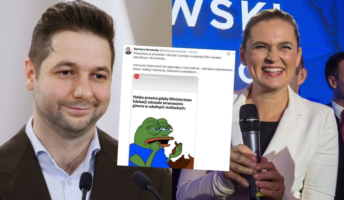Barbara Nowacka broni mema z Pepe jedzącym kupę jako stosownej krytyki prawicy i Patryka Jakiego