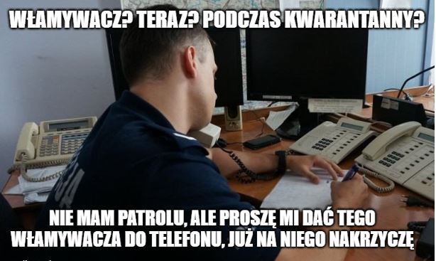 Lublin: prawie cały komisariat złapał koronawirusa i jest zamknięty, w sensie komisariat, nie wirus