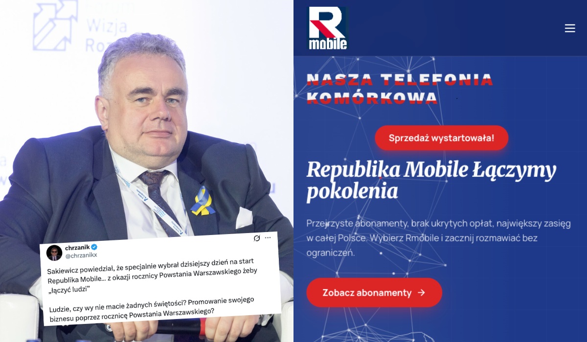 TV Republika wykorzystała obchody Powstania do reklamy swojej sieci komórkowej