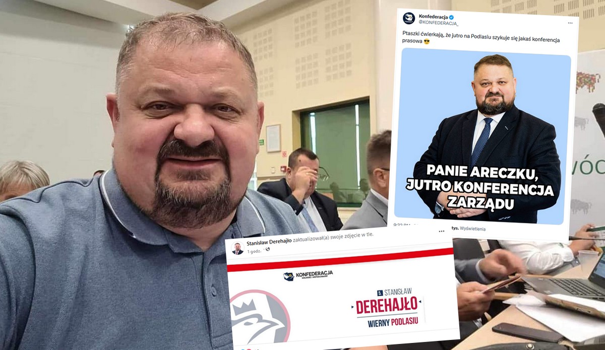 Stanisław Derehajło z memów "Panie Areczku…" będzie startował w wyborach z list Konfederacji