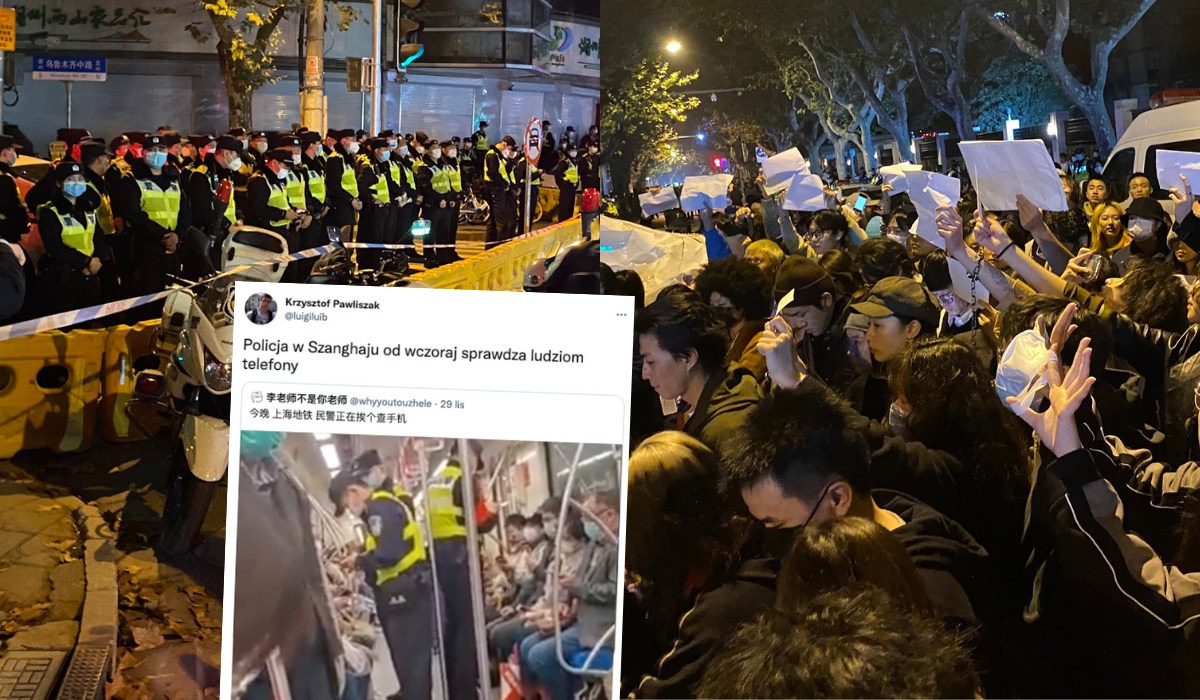 Chiny: lajkowanie wpisów i materiałów o protestach stało się karalne i to także wstecz