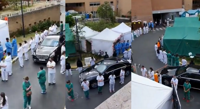 Premier Belgii dość chłodno przywitana przez lekarzy i pielęgniarki