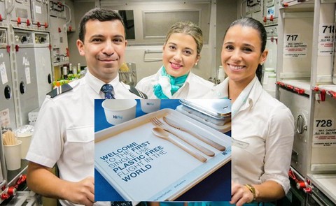 Portugalskie linie lotnicze Hi Fly chwalą się pierwszym lotem bez plastiku