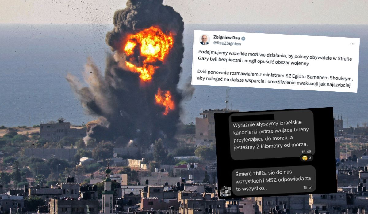 Polacy w Strefie Gazy bezskutecznie proszą rząd o ewakuację i pomoc