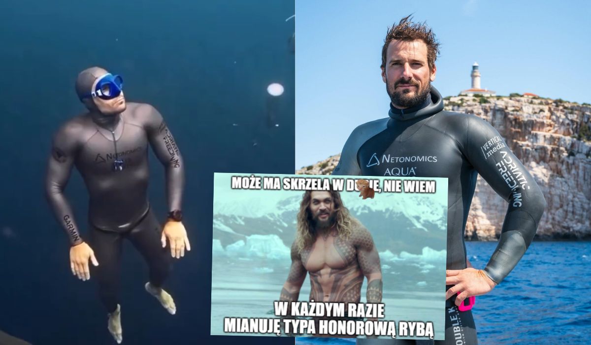 Chorwacki nurek bez sprzętu wstrzymał oddech na prawie 30 minut i pobił rekord świata