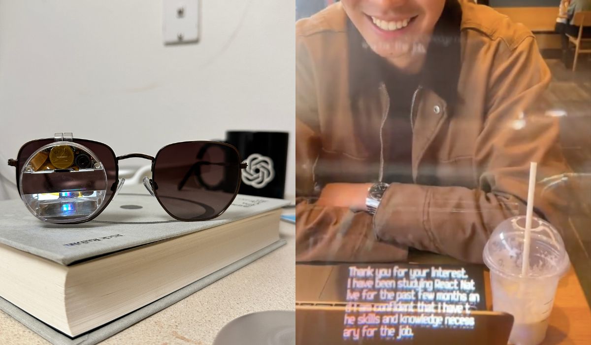 Studenci zbudowali prototyp monokla z AI podpowiadający, co mówić