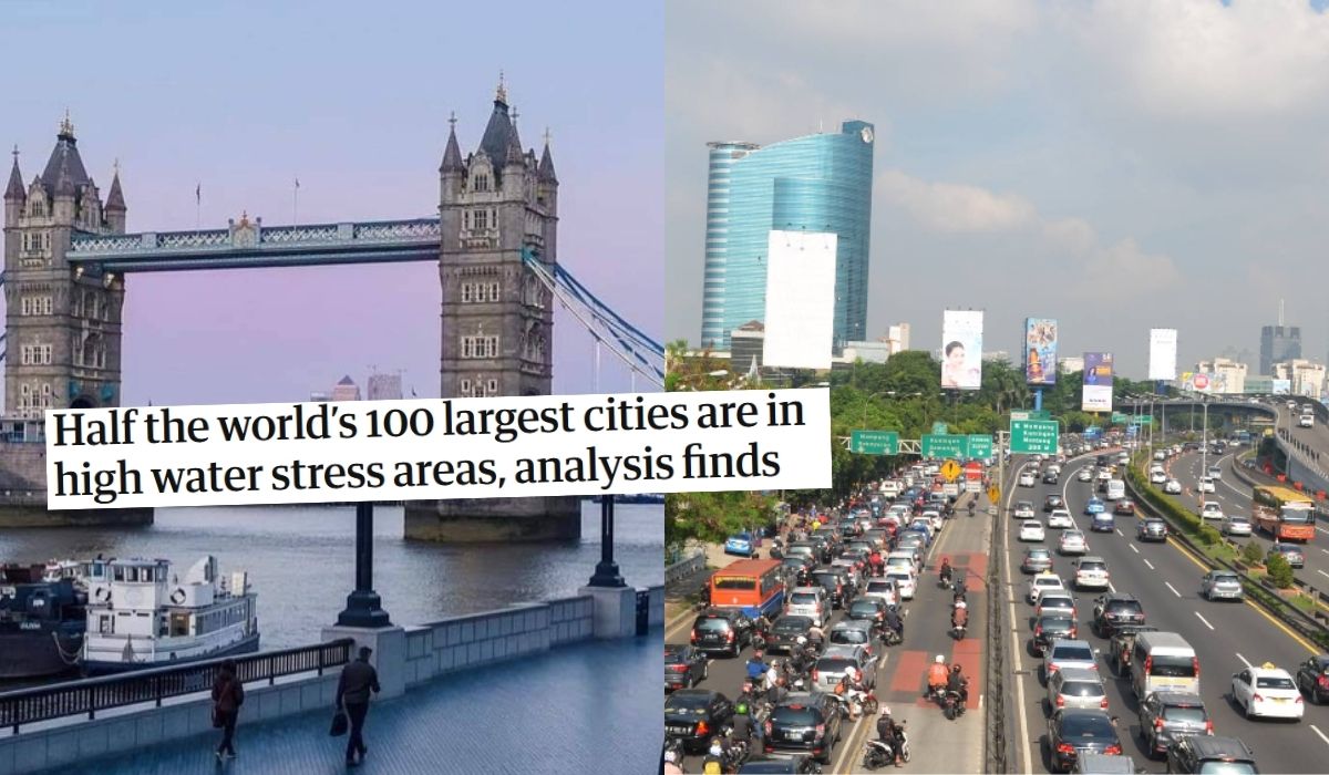 Połowa ze 100 największych miast już teraz zmaga się z niedoborami wody