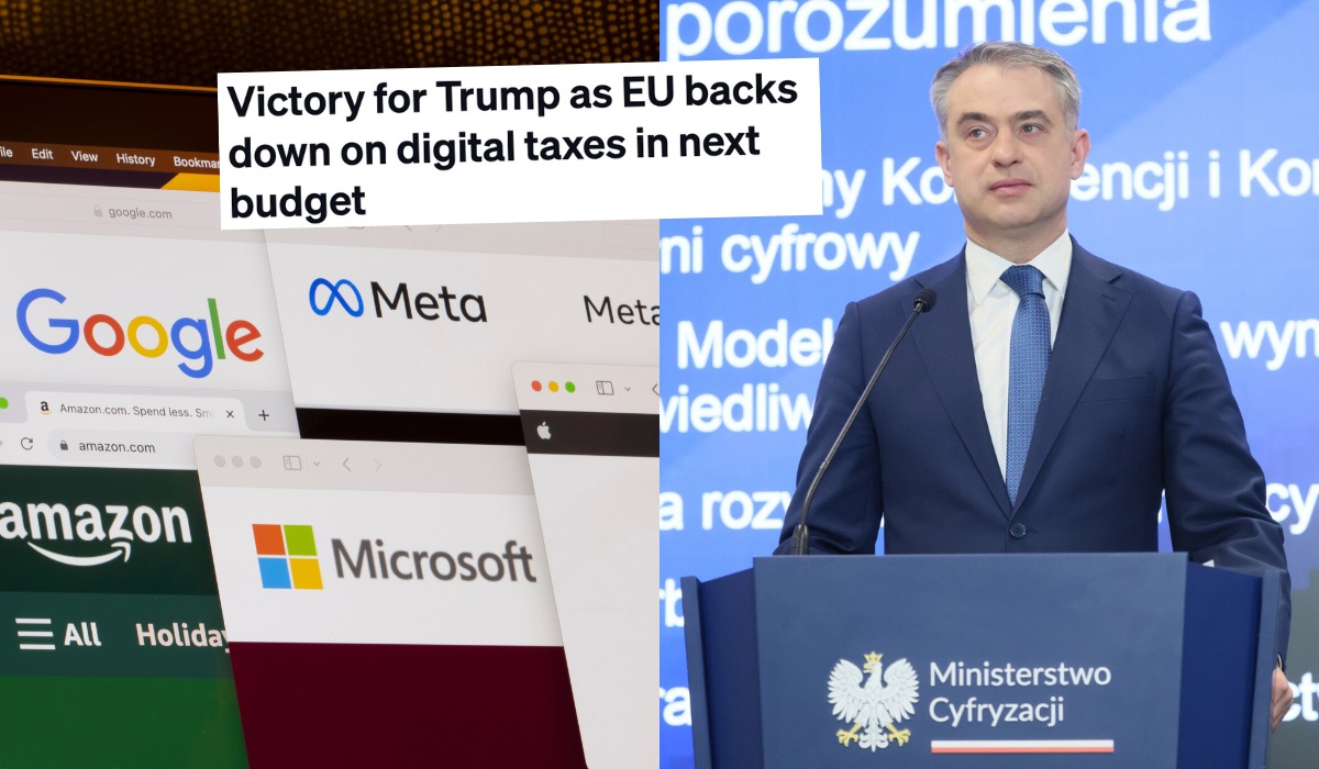 UE poddała się i nie chce opodatkować gigantów cyfrowych, a Polska chce