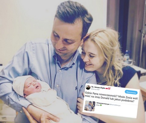 Ks. Janusz Chyła do Kosiniaka-Kamysza: może Zosia woli mieć na imię Donald?