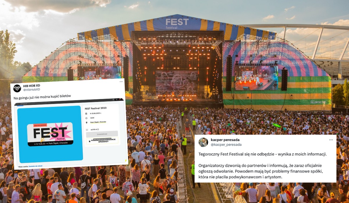 Popłoch wśród wybierających się na FEST Festival, impreza ma zostać odwołana