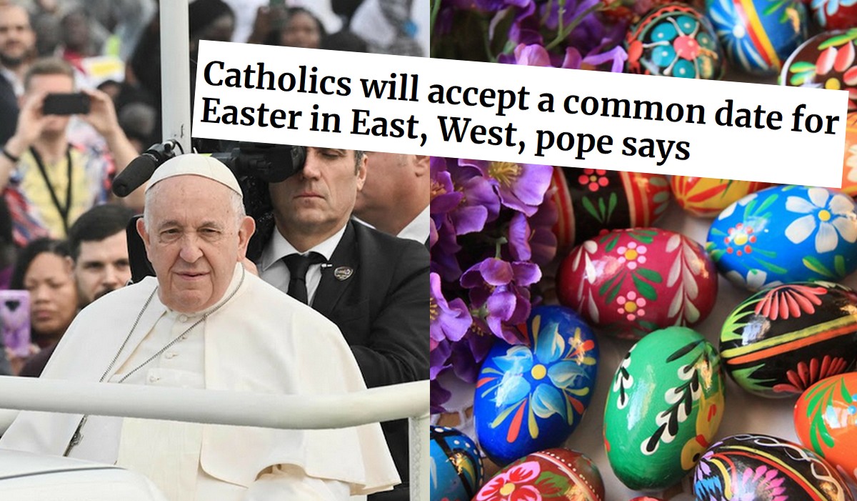 Papież Franciszek proponuje wspólną datę świąt Wielkanocy dla katolików i prawosławnych, bo razem weselej